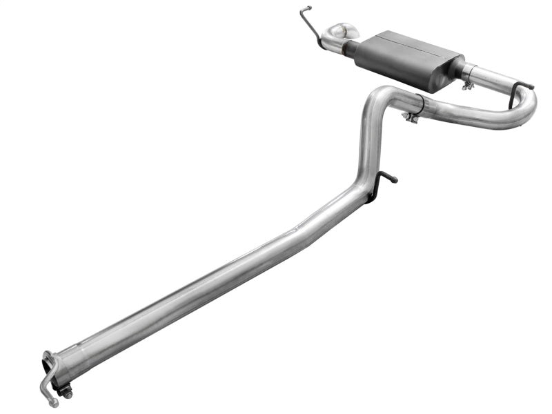 aFe Scorpion Exhaust System Cat Back 2.5in Aluminized Hi-Tuck 07-18 Jeep Wrangler JK V6 3.6/3.8L aFe Catback AXOPROS