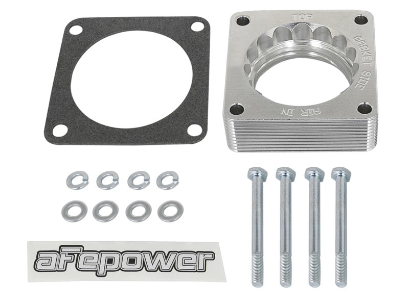 aFe Silver Bullet Throttle Body Spacer 03-06 Nissan 350Z V6 3.5L (VQ35DE) aFe Throttle Body Spacers AXOPROS
