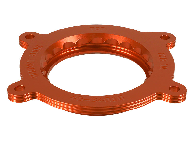 AFE Silver Bullet Throttle Body Spacer GM Trucks 1500 14-19 V8-6.2L aFe Throttle Body Spacers  AXOPROS