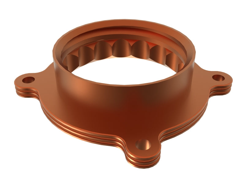 aFe Silver Bullet Throttle Body Spacers TBS 22-23 Toyota GR86 H4-2.4L - Orange aFe Throttle Body Spacers AXOPROS