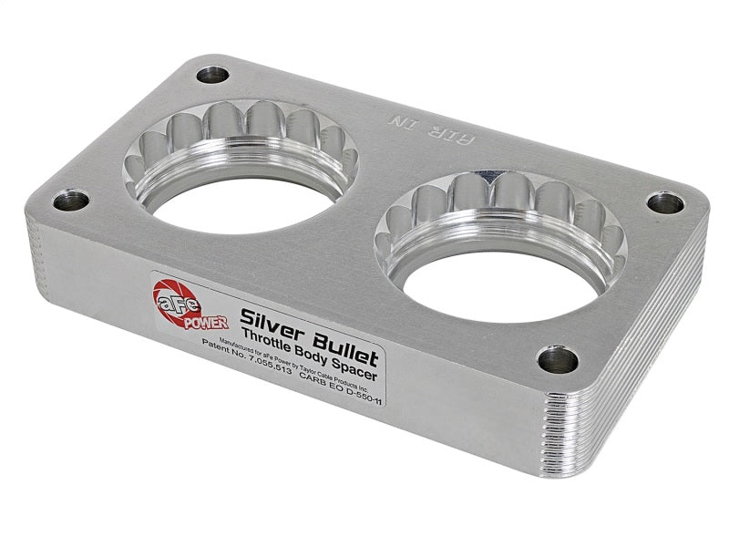 aFe Silver Bullet Throttle Body Spacers TBS Ford Trucks 99-04 V10-6.8L aFe Throttle Body Spacers AXOPROS