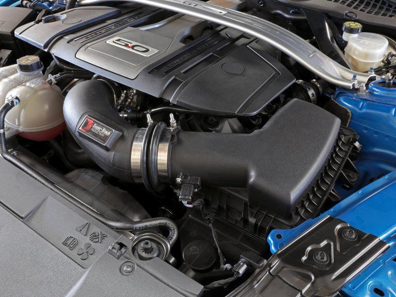 aFe Super Stock Induction System Pro Dry S Media 18-20 Ford Mustang V8-5.0L aFe Cold Air Intakes AXOPROS
