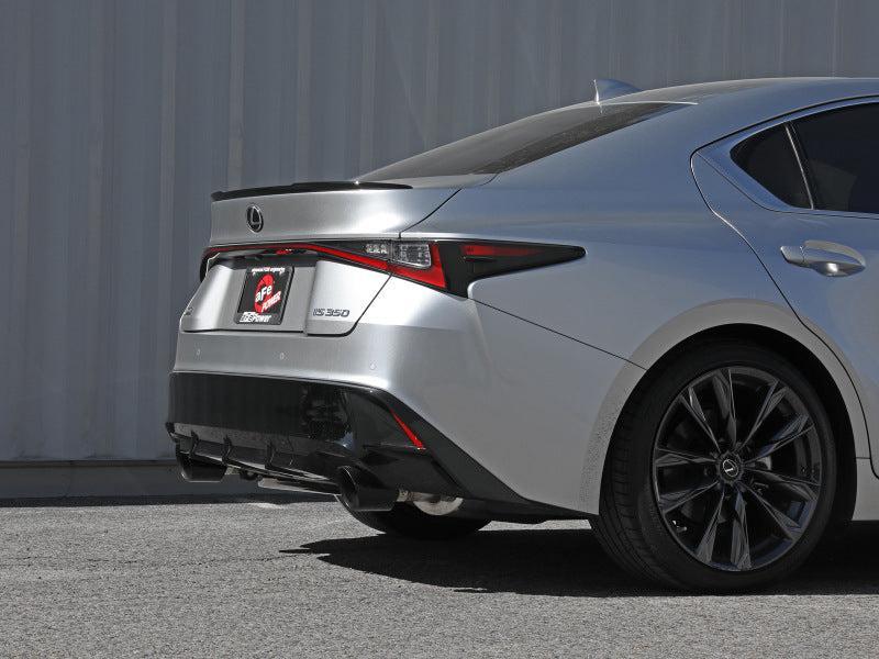 aFe Takeda 14-22 Lexus IS350 V6 2.5in. 304 Stainless Steel Axle-Back Exhaust System w/ Black Tip aFe Axle Back AXOPROS