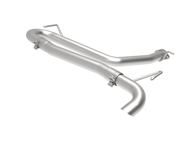 aFe Takeda 2-1/2in 304 SS Axle-Back Exhaust (No Muffler) 18-21 Hyundai Kona L4 1.6L (t) aFe Axle Back AXOPROS