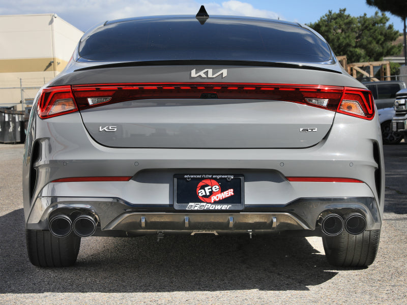 aFe Takeda 21-24 Kia K5 GT L4-2.5L (t) SS Axle-Back Exhaust System w/ Carbon Fiber Tips aFe Axle Back AXOPROS
