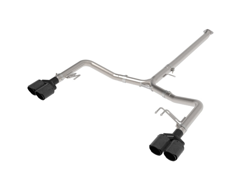 aFe Takeda 21-24 Kia K5 GT L4-2.5L (t) SS Axle-Back Exhaust System w/ Carbon Fiber Tips aFe Axle Back AXOPROS
