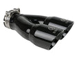 aFe Takeda 2.5in 304 Stainless Steel Clamp-on Exhaust Tip 2.5in Inlet 3in Dual Outlet - Black aFe Tips  AXOPROS