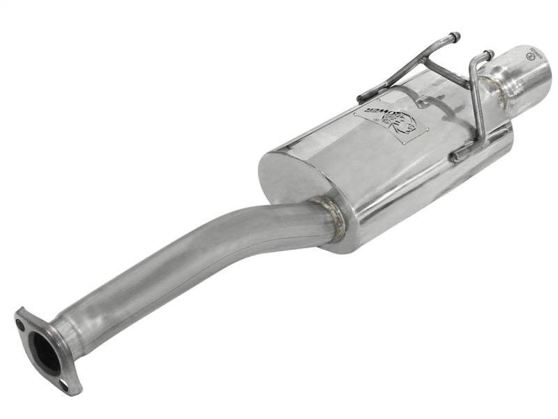 aFe Takeda Exhaust 2.5in Dia 304SS Axle-Back w/Polished Tip 06-11 Honda Civic EX Sedan L4 1.8L aFe Axle Back AXOPROS
