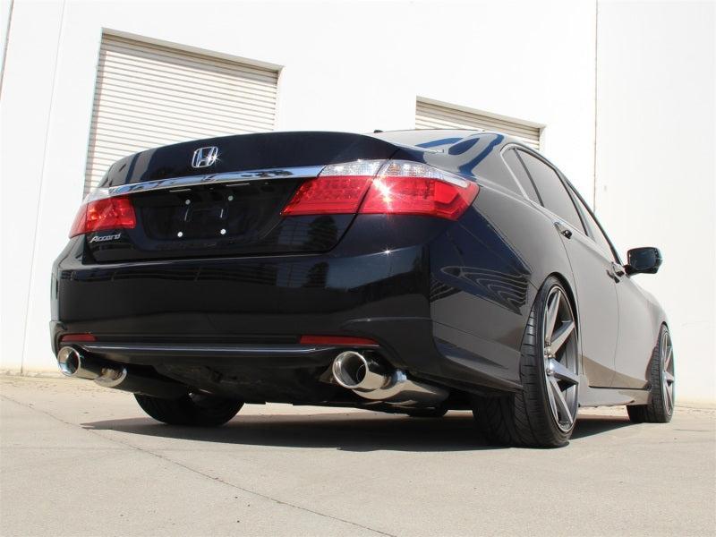 aFe Takeda Exhaust 304SS Dual Cat-Back w/ Polished Tips 13-17 Honda Accord LX/EX/EX-L Sedan L4 2.4L aFe Catback AXOPROS