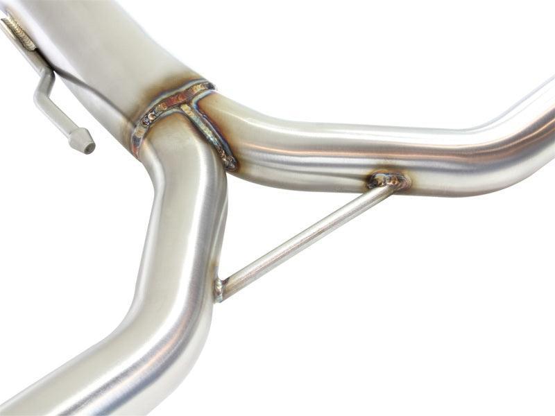 aFe Takeda Exhaust 304SS Dual Cat-Back w/ Polished Tips 13-17 Honda Accord LX/EX/EX-L Sedan L4 2.4L aFe Catback AXOPROS