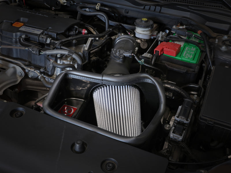 aFe Takeda Intakes Stage-2 CAIS w/ Pro Dry S Media 16-18 Honda Civic 2.0L (blk) aFe Cold Air Intakes AXOPROS