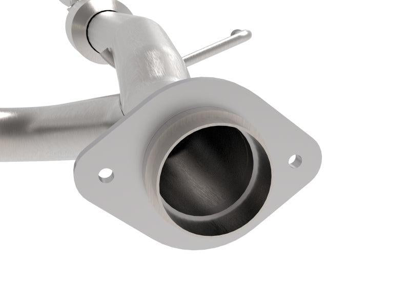 aFe Toyota Tacoma 05-15 V6-4.0L Twisted Steel Y-Pipe w/ Cat aFe X Pipes AXOPROS