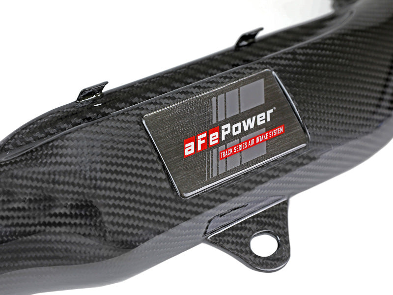 aFe Track Series Stg 2 Carbon Fiber Intake w/Pro 5R Media 15-20 BMW M3/M4(F80/82/83) L6-3.0L(tt) S55 aFe Cold Air Intakes AXOPROS