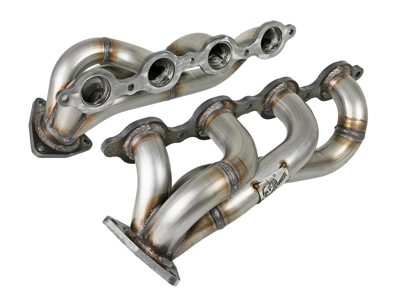 aFe Twisted Steel 1-3/4in 304SS Shorty Headers 2019 GM Silverado / Sierra 1500 V8-5.3L/6.2L aFe Headers & Manifolds AXOPROS