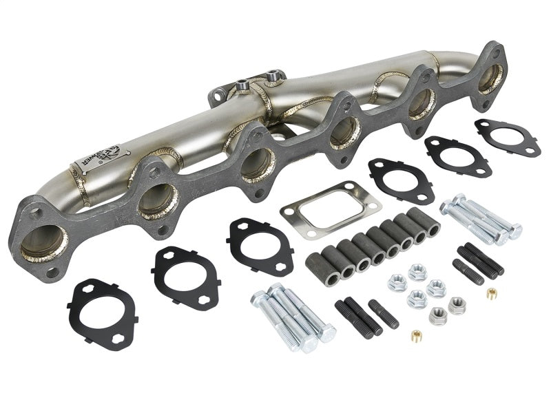aFe Twisted Steel Header Turbo Manifold (T3) 98.5-02 Dodge Diesel Trucks L6 5.9L (td) aFe Headers & Manifolds AXOPROS