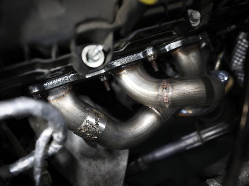 aFe Twisted Steel Shorty Header 11-17 Ford Mustang V6-3.7L aFe Headers & Manifolds AXOPROS
