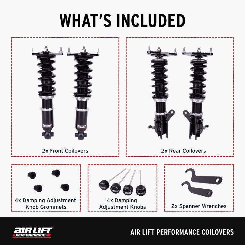 Air Lift Performance 20-24 Toyota GR Supra / 19-24 BMW Z4 (G29) Coilover Kit Air Lift Coilovers AXOPROS