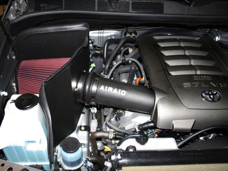 Airaid 07-14 Toyota Tundra/Sequoia 4.6L/5.7L V8 CAD Intake System w/ Tube (Dry / Red Media) Airaid Cold Air Intakes AXOPROS
