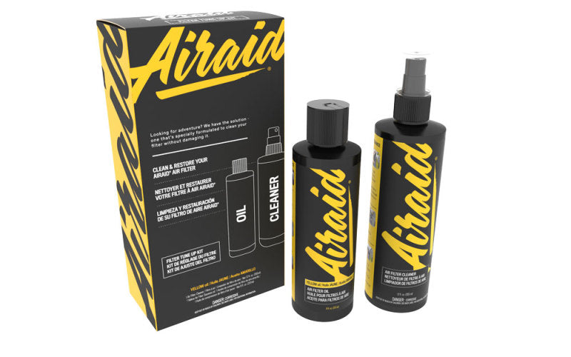 Airaid Renew Kit - 12oz Cleaner / 8oz Squeeze Oil - Yellow Airaid Recharge Kits AXOPROS