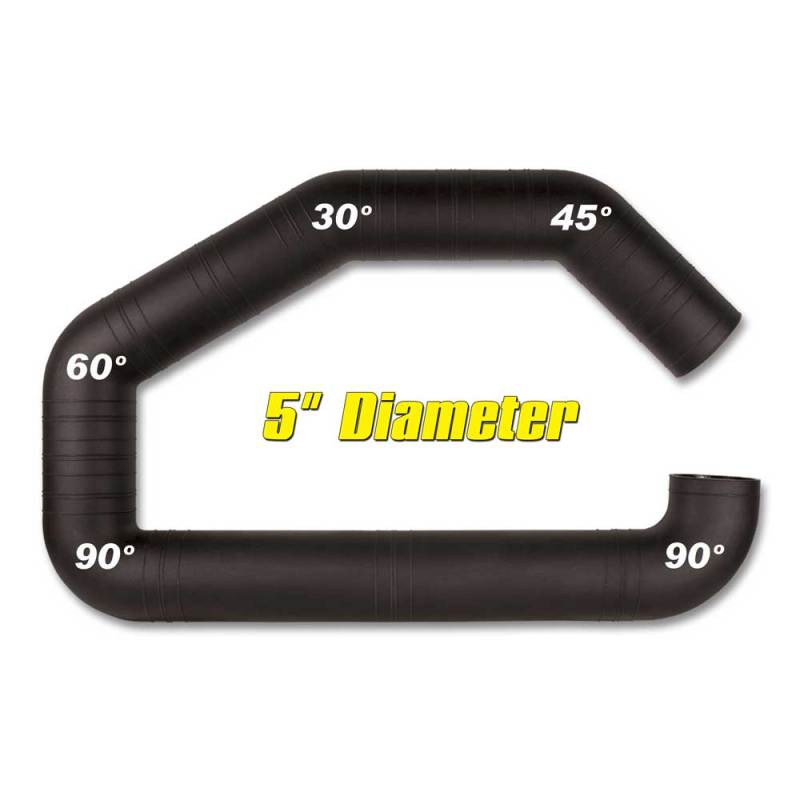 Airaid U-Build-It - 5in Intake Tube Airaid Air Intake Components AXOPROS