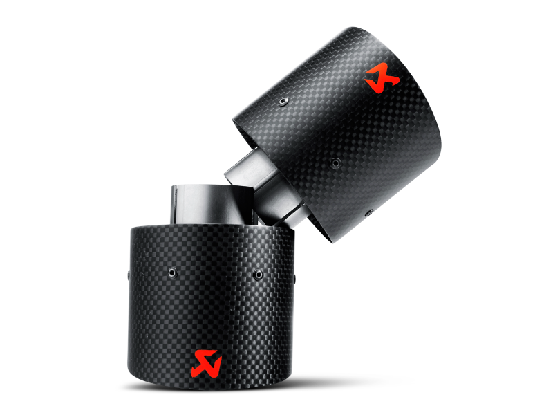 Akrapovic 07-14 MINI Cooper S (R56) / Cooper S Cabrio (R57) Tail Pipe Set (Carbon) Akrapovic Tips AXOPROS