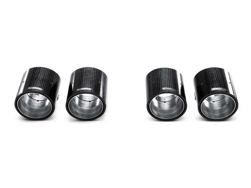 Akrapovic 11-12 BMW 1 Series M Coupe (E82) Tail Pipe Set (Carbon) Akrapovic Tips AXOPROS