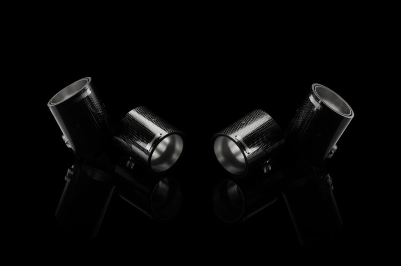 Akrapovic 11-12 BMW 1 Series M Coupe (E82) Tail Pipe Set (Carbon) Akrapovic Tips AXOPROS