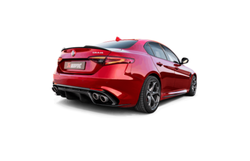 Akrapovic 17-19 Alfa Romeo Giulia Quadrifoglio Evolution Line Cat Back (Titanium) Akrapovic Catback AXOPROS