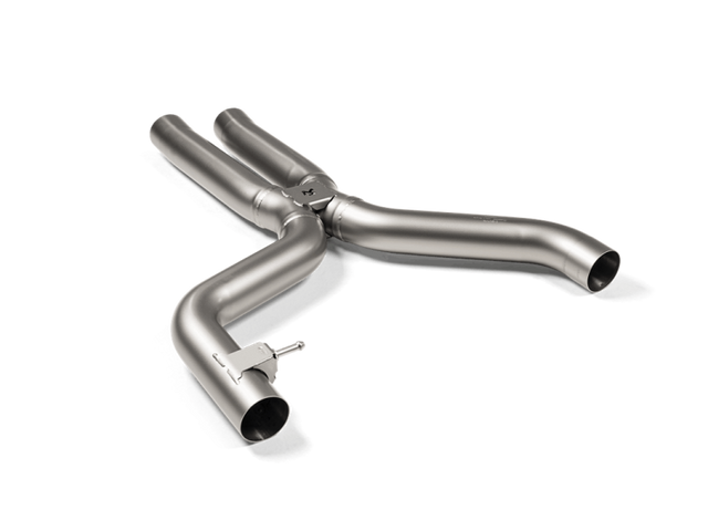 Akrapovic 2021+ BMW G87 M2, G80 M3 & G82 M4 Evolution Short Link pipe w/o Resonator  (Titanium) Akrapovic Connecting Pipes  AXOPROS