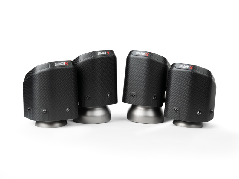Akrapovic 2024+ BMW M5 (G90,G99) Hexagonal Carbon Fiber Tail Pipe Set Akrapovic Tips AXOPROS