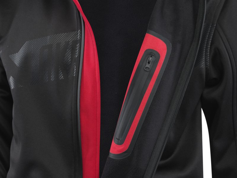 Akrapovic Mens Corpo Softshell Jacket Black - L Akrapovic Headwear AXOPROS