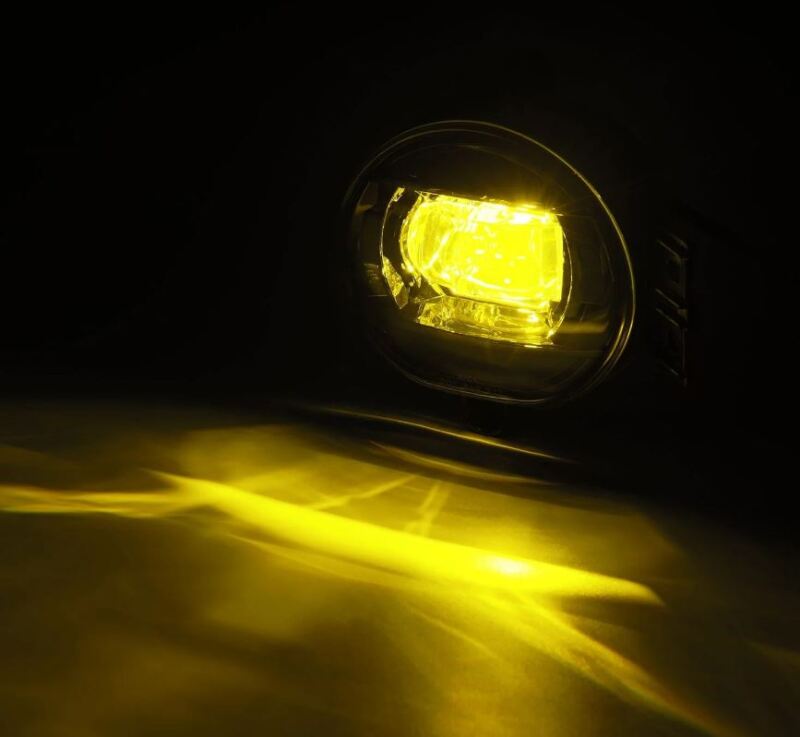 AlphaRex 02-08 Dodge Ram 1500/03-09 Ram 2500/3500 DoubleTap Dual Color LED Proj Fog Lights - Wt/Ambr AlphaRex Fog Lights AXOPROS