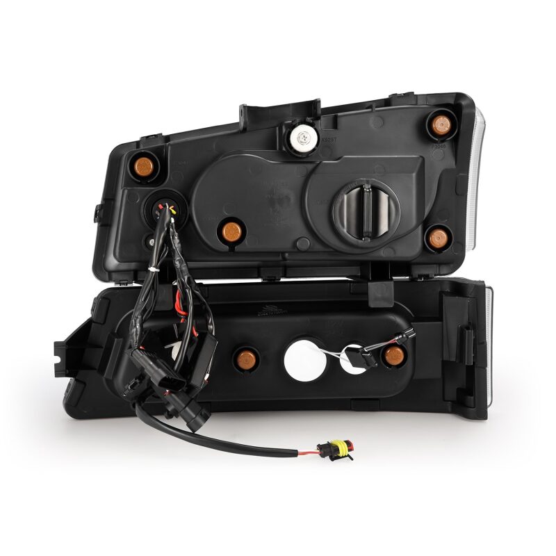 AlphaRex 03-06 Chevy Silverado 1500/2500HD/3500HD/Avalanche Chrome NOVA LED Proj Headlights AlphaRex Headlights AXOPROS