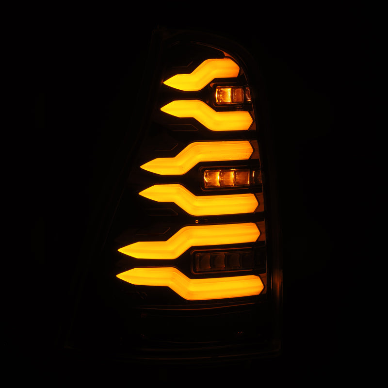 AlphaRex 03-09 Toyota 4Runner LUXX-Series LED Tail Lights- Black AlphaRex Tail Lights AXOPROS