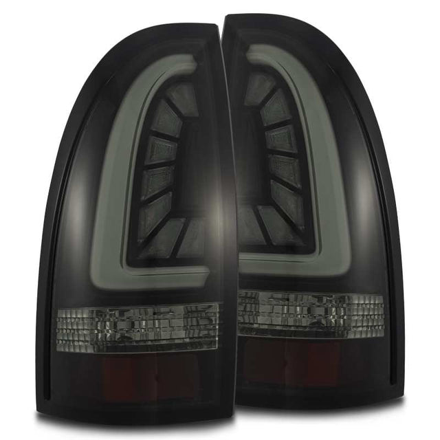 AlphaRex 05-15 Toyota Tacoma PRO-Series LED Tail Lights Jet Black AlphaRex Tail Lights  AXOPROS