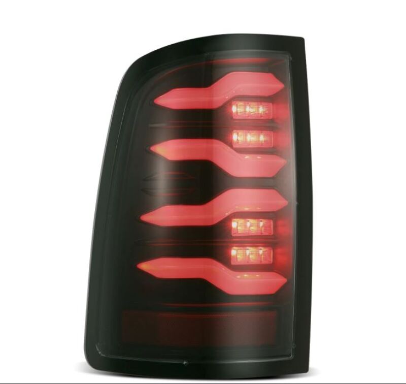 AlphaRex 09-18 Dodge Ram Luxx-Series LED Tail Lights Alpha-Black w/ Activation Light & Seq. Signal AlphaRex Tail Lights  AXOPROS