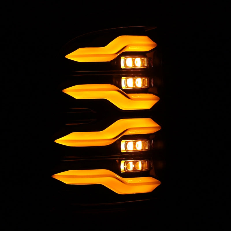 AlphaRex 09-18 Dodge Ram Luxx-Series LED Tail Lights Alpha-Black w/ Activation Light & Seq. Signal AlphaRex Tail Lights  AXOPROS