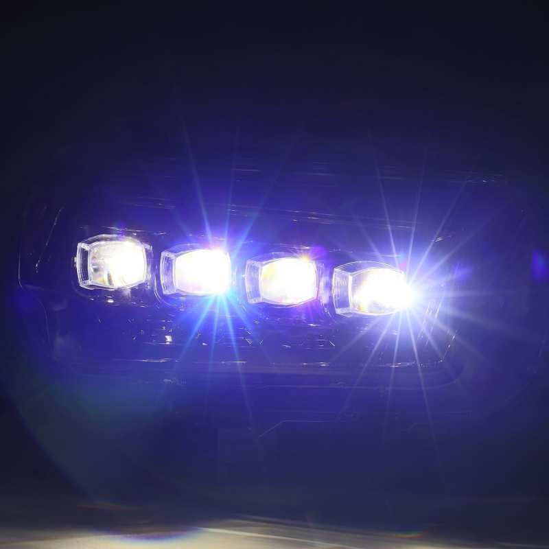 AlphaRex 10-13 Toyota 4Runner NOVA LED Proj Headlights Plank Style Alpha Black w/Seq Signal/DRL AlphaRex Headlights AXOPROS