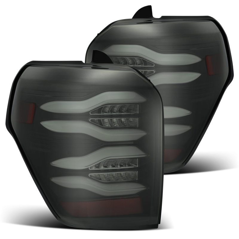 AlphaRex 10-21 Toyota 4Runner PRO-Series LED Tail Lights Jet Black AlphaRex Tail Lights  AXOPROS