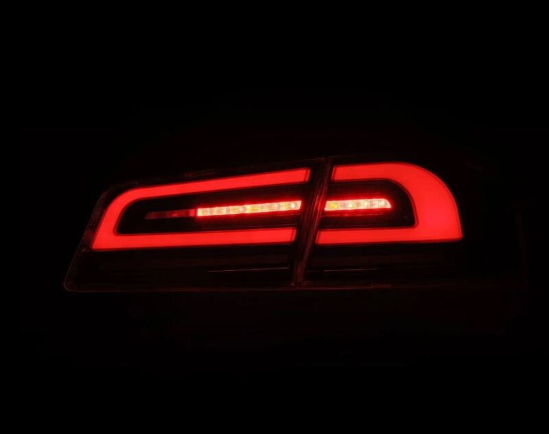 AlphaRex 12-21 Tesla Model S LUXX-Series LED Tail Lights - Black/Red AlphaRex Tail Lights AXOPROS