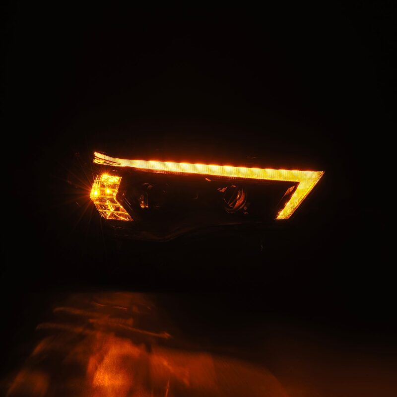 AlphaRex 14-20 Toyota 4Runner PRO-Series LED Proj Headlights Alpha-Black w/Sequential Signal/DRL AlphaRex Headlights AXOPROS