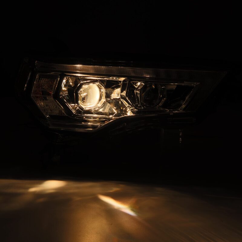 AlphaRex 14-20 Toyota 4Runner PRO-Series LED Proj Headlights Alpha-Black w/Sequential Signal/DRL AlphaRex Headlights AXOPROS