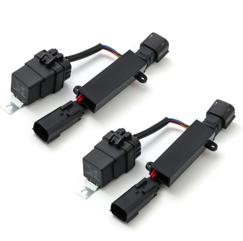AlphaRex 16-18 GMC Sierra Stock LED Headlights to AlphaRex Projector Headlight Converters AlphaRex Wiring Connectors AXOPROS