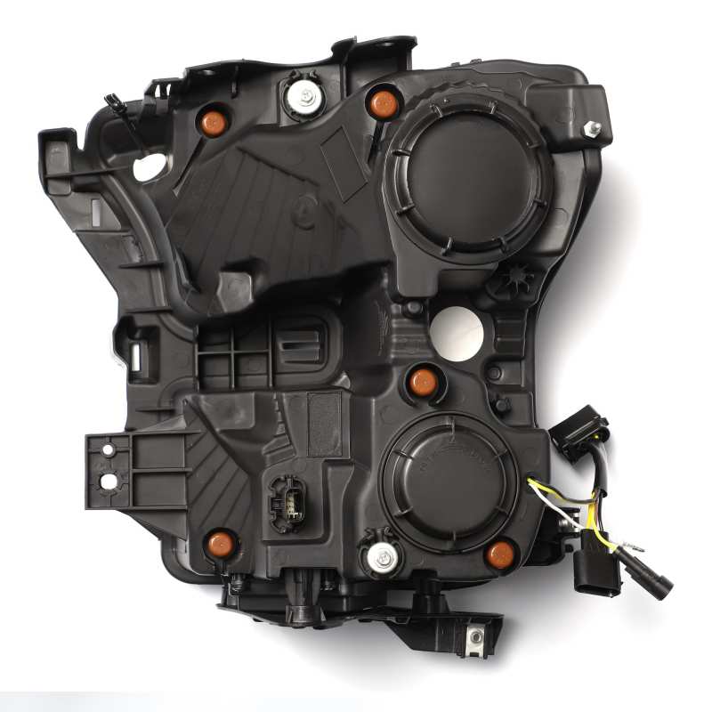 AlphaRex 17-20 Ford Raptor NOVA LED Proj Headlights Plank Style Alpha Black w/Activ Light/Seq Signal AlphaRex Headlights AXOPROS