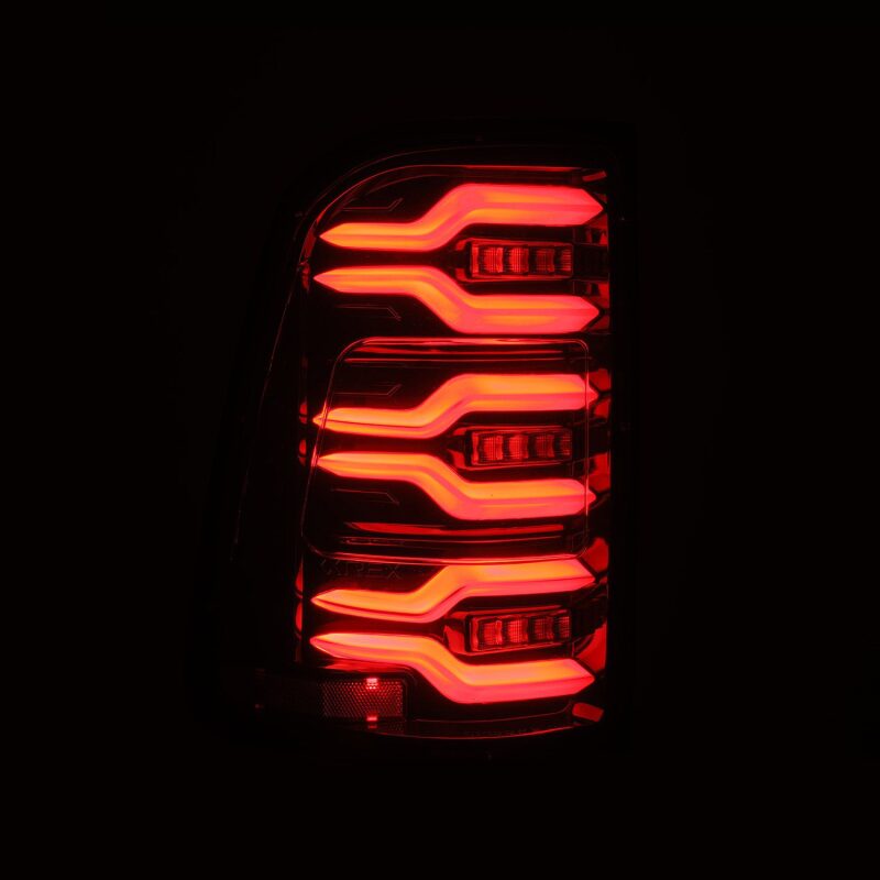 AlphaRex 19-21 Dodge Ram 1500 Luxx-Series LED Tail Lights Alpha-Black w/Activ Light/Seq Signal AlphaRex Tail Lights AXOPROS