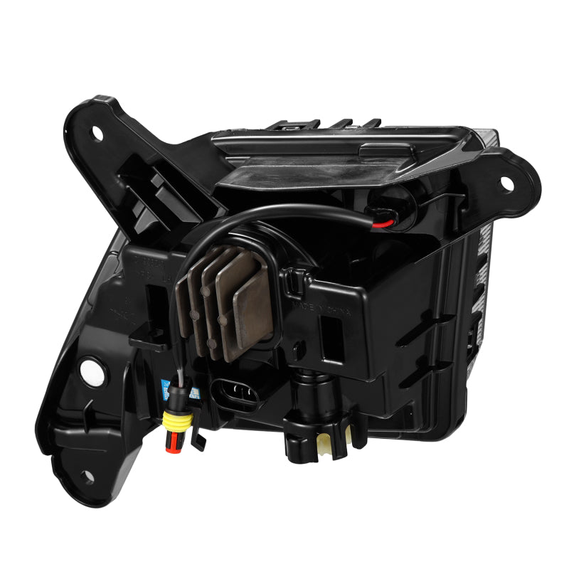 Alpharex 19-23 Chevrolet Silverado 2500/3500HD DoubleTap Dual Color LED Projector Fog Lights AlphaRex Fog Lights AXOPROS