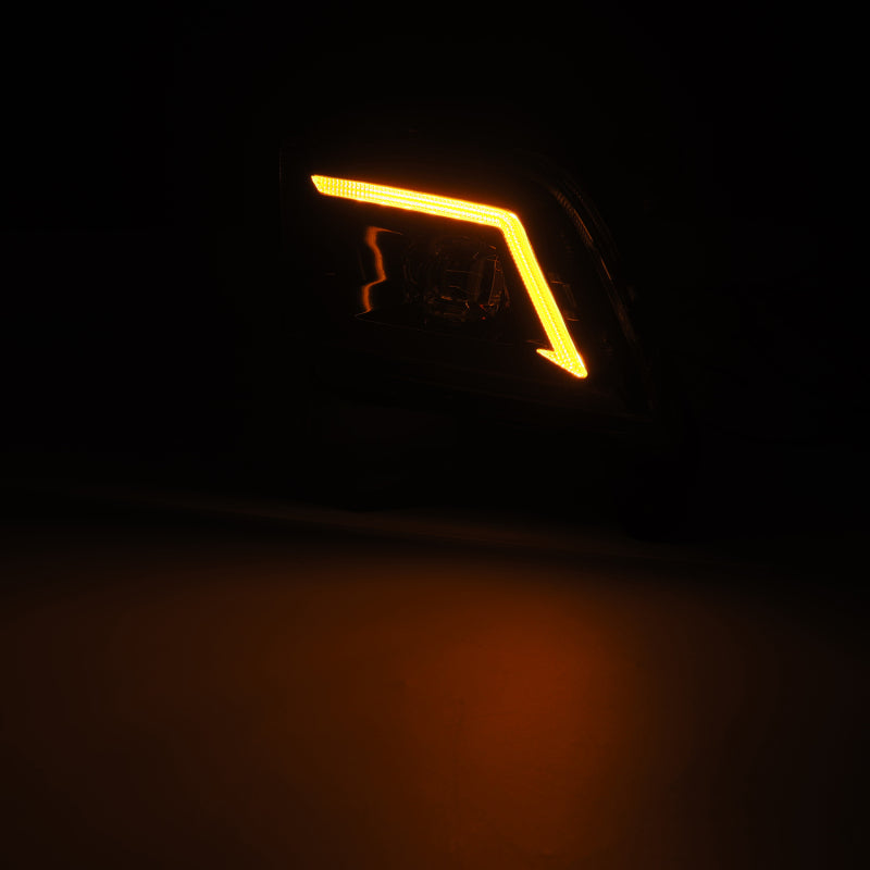 Alpharex 19-23 Chevrolet Silverado 2500/3500HD DoubleTap Dual Color LED Projector Fog Lights AlphaRex Fog Lights AXOPROS