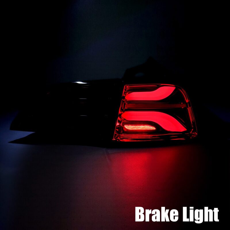 AlphaRex 20-22 Tesla Model Y PRO-Series LED Tail Lights Jet Black w/Seq Sig AlphaRex Tail Lights AXOPROS