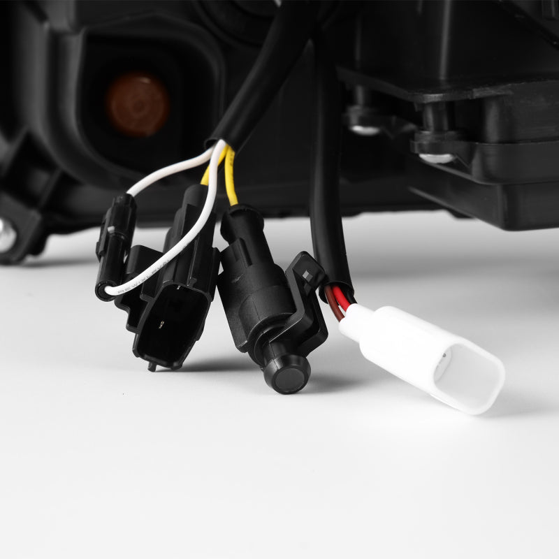 AlphaRex 2023+ Toyota Tacoma NOVA-Series LED Proj Headlights Black w/Actv Light & Seq. Sig + DRL AlphaRex Headlights AXOPROS