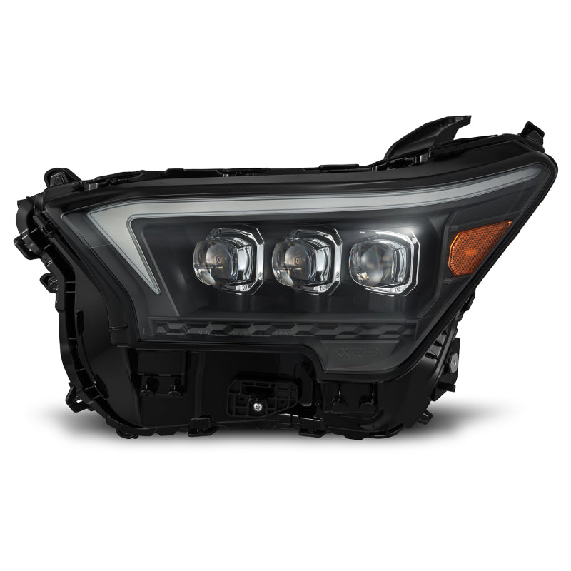 AlphaRex 2023+ Toyota Tacoma NOVA-Series LED Proj Headlights Black w/Actv Light & Seq. Sig + DRL AlphaRex Headlights AXOPROS